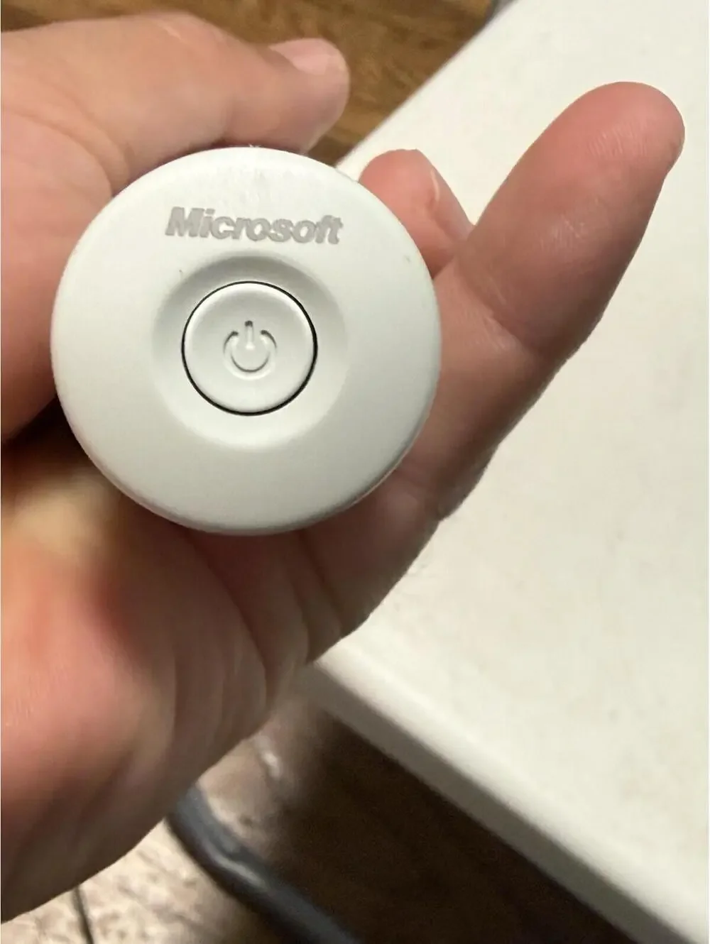 Microsoft Wireless Microphone For Xbox 360 White. Tested!! Model 1380